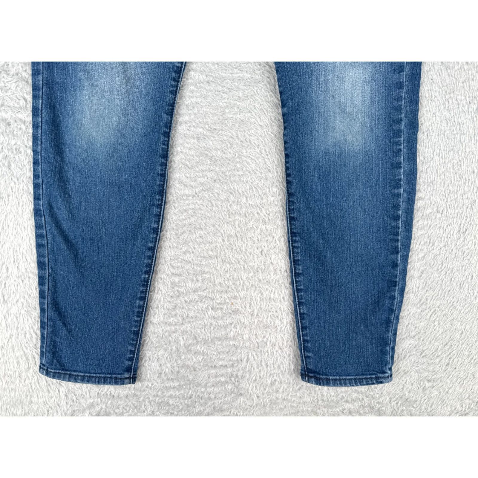 Old Navy Old Navy Jeans Pants Womens 8 Blue Denim Super Skinny Mid Rise Cotton 29x27 Size 30" / US 8 / IT 44 - 2 Thumbnail