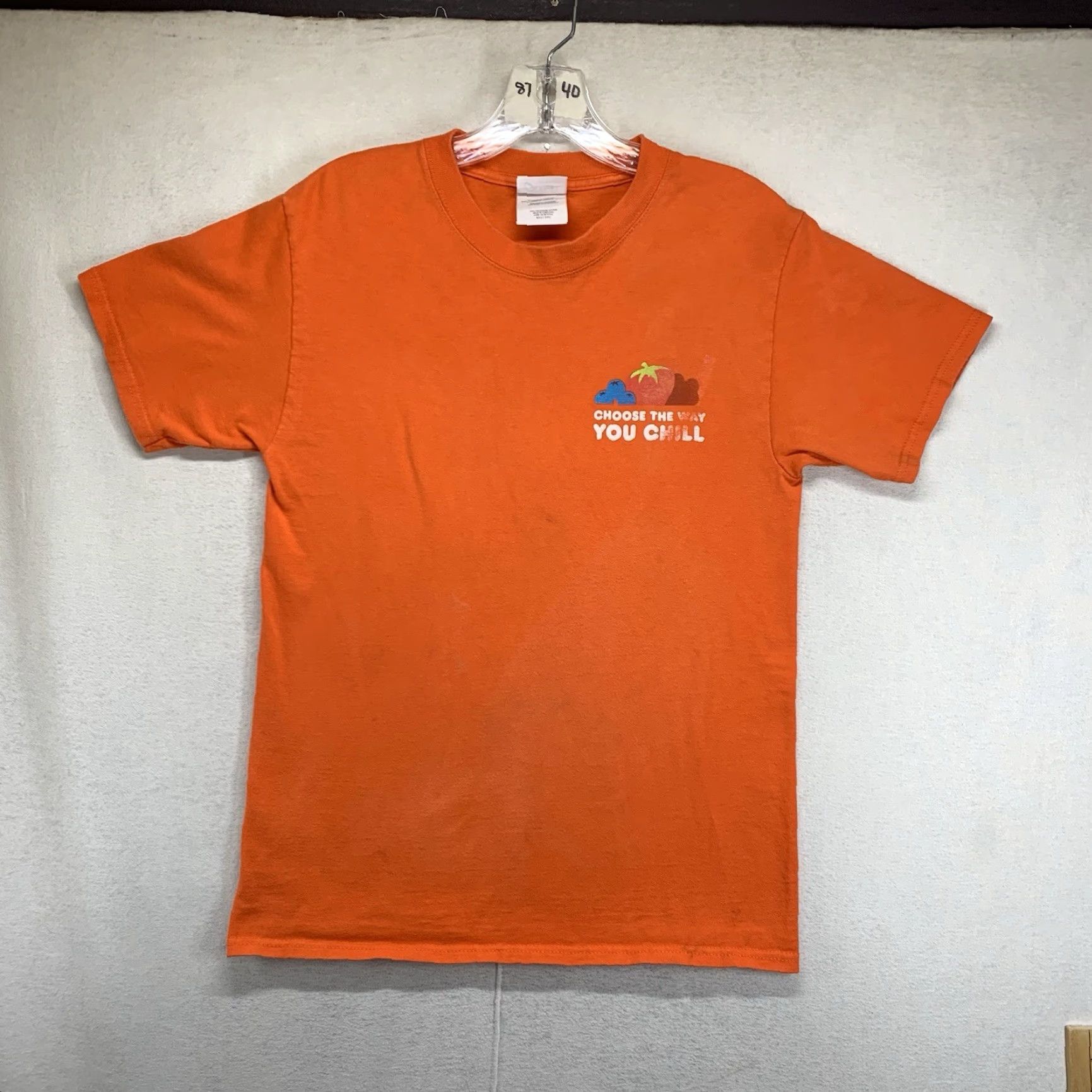 Port & Company VINTAGE Dunkin' Donuts T-Shirt Unisex Adults Small Cotton Orange Graphic Print 2020s Promotional Limited Edition Size US S / EU 44-46 / 1 - 2 Thumbnail