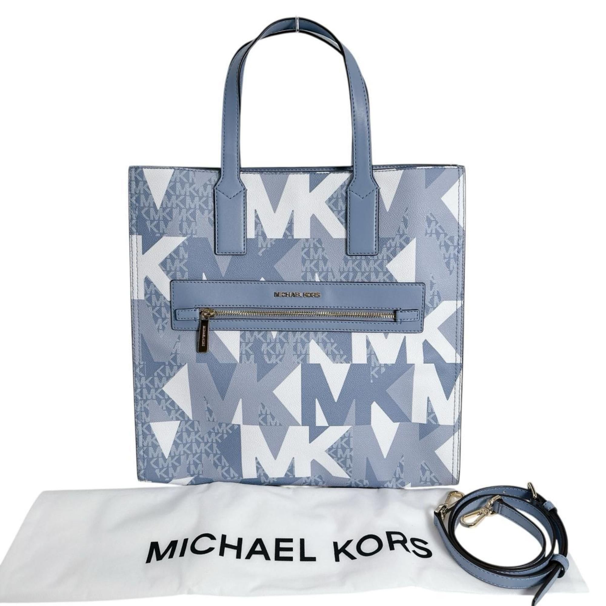 Michael Kors Michael Kors Kenley Leather Shoulder Bag, Blue, 35H1GY9T3T Size ONE SIZE - 1 Thumbnail