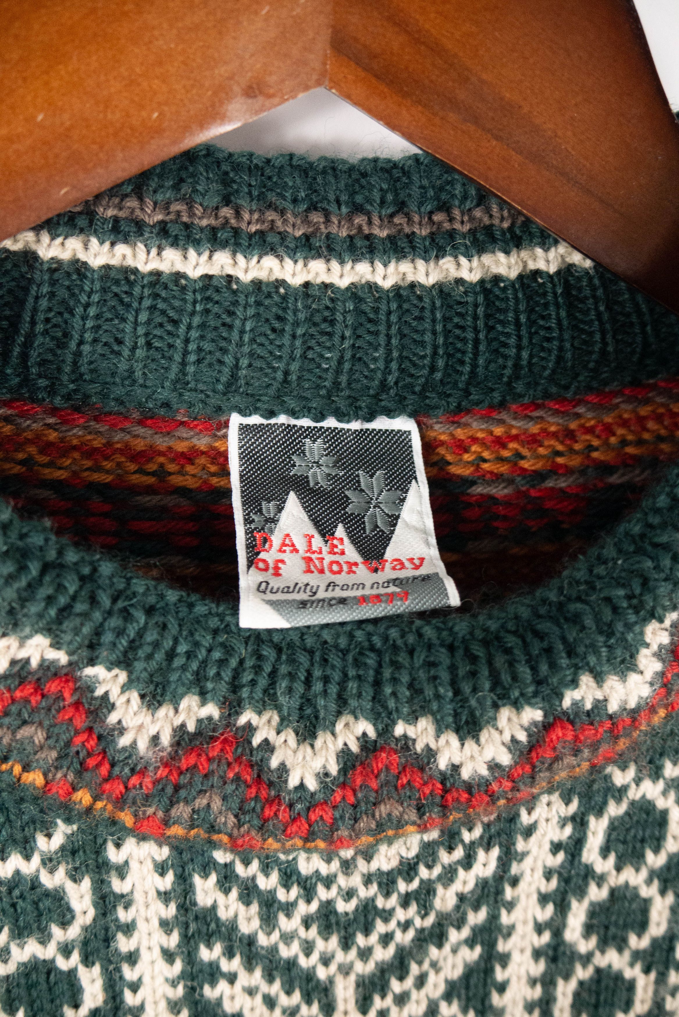 Dale Of Norway Sweater Dale of Norway Trondheim green color Size US L / EU 52-54 / 3 - 8 Thumbnail