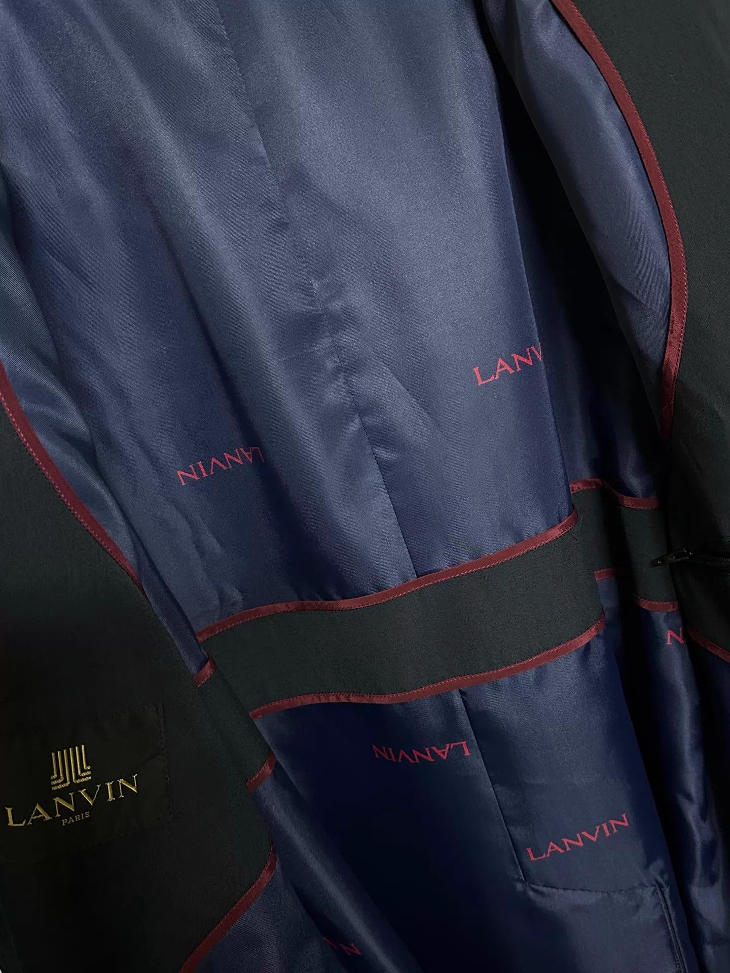 Lanvin Lanvin 90's 45% Wool Trench Coat Size 46 Size US S / EU 44-46 / 1 - 6 Thumbnail