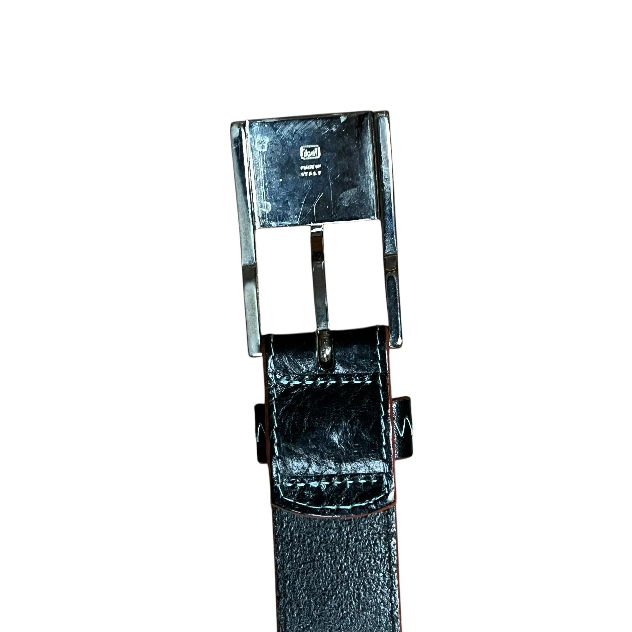 Parasuco Parasuco Made in Italy Beaded Leather Belt - M Size ONE SIZE - 6 Thumbnail