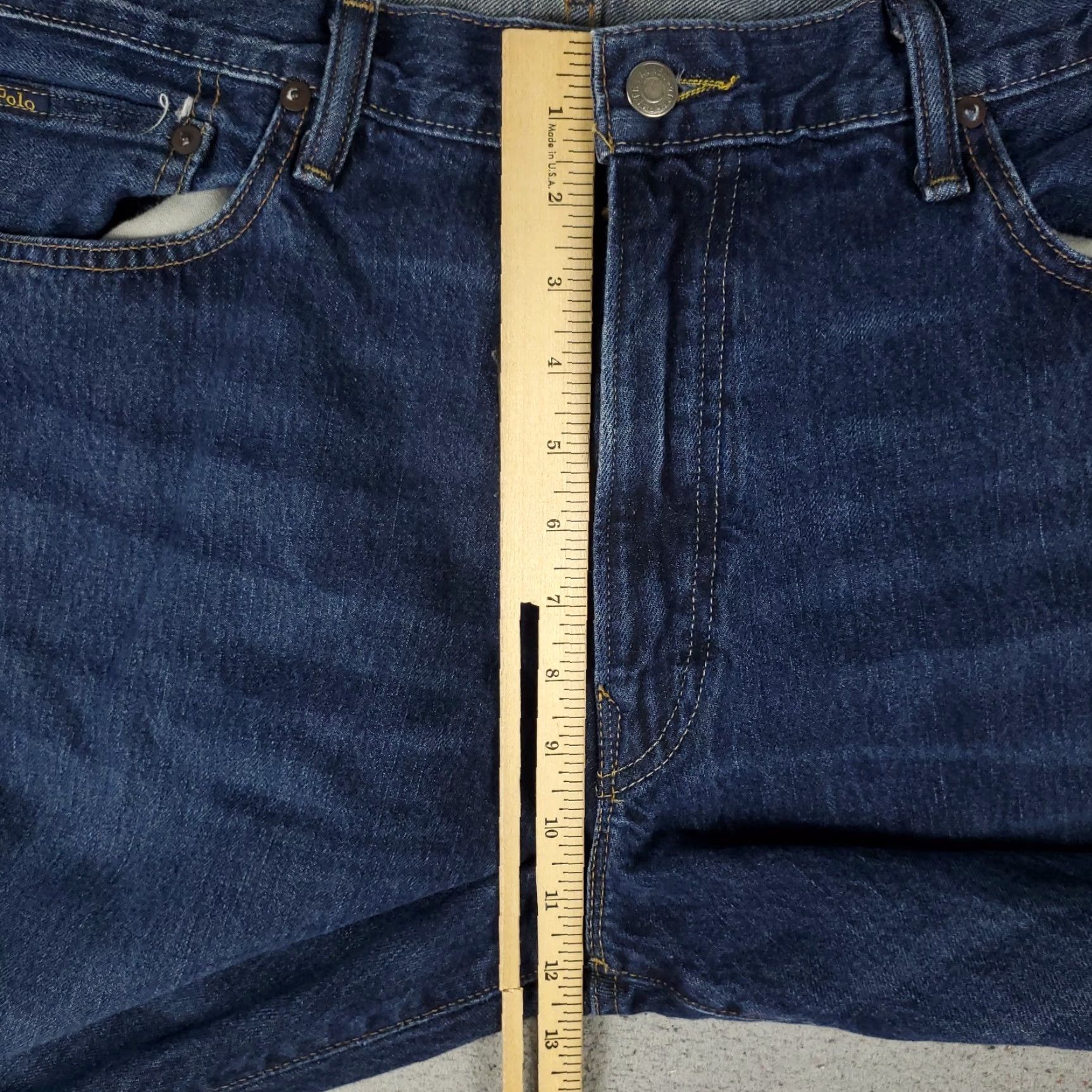 Polo Ralph Lauren Ralph Lauren Jeans Mens 40x30 Blue Varick Slim Straight Leg Denim Pants Size US 40 / EU 56 - 4 Thumbnail
