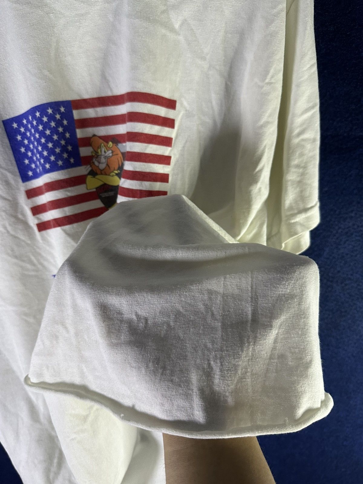 D.A.R.E D.A.R.E American Flag Y2K Distressed T-Shirt Size US L / EU 52-54 / 3 - 7 Thumbnail