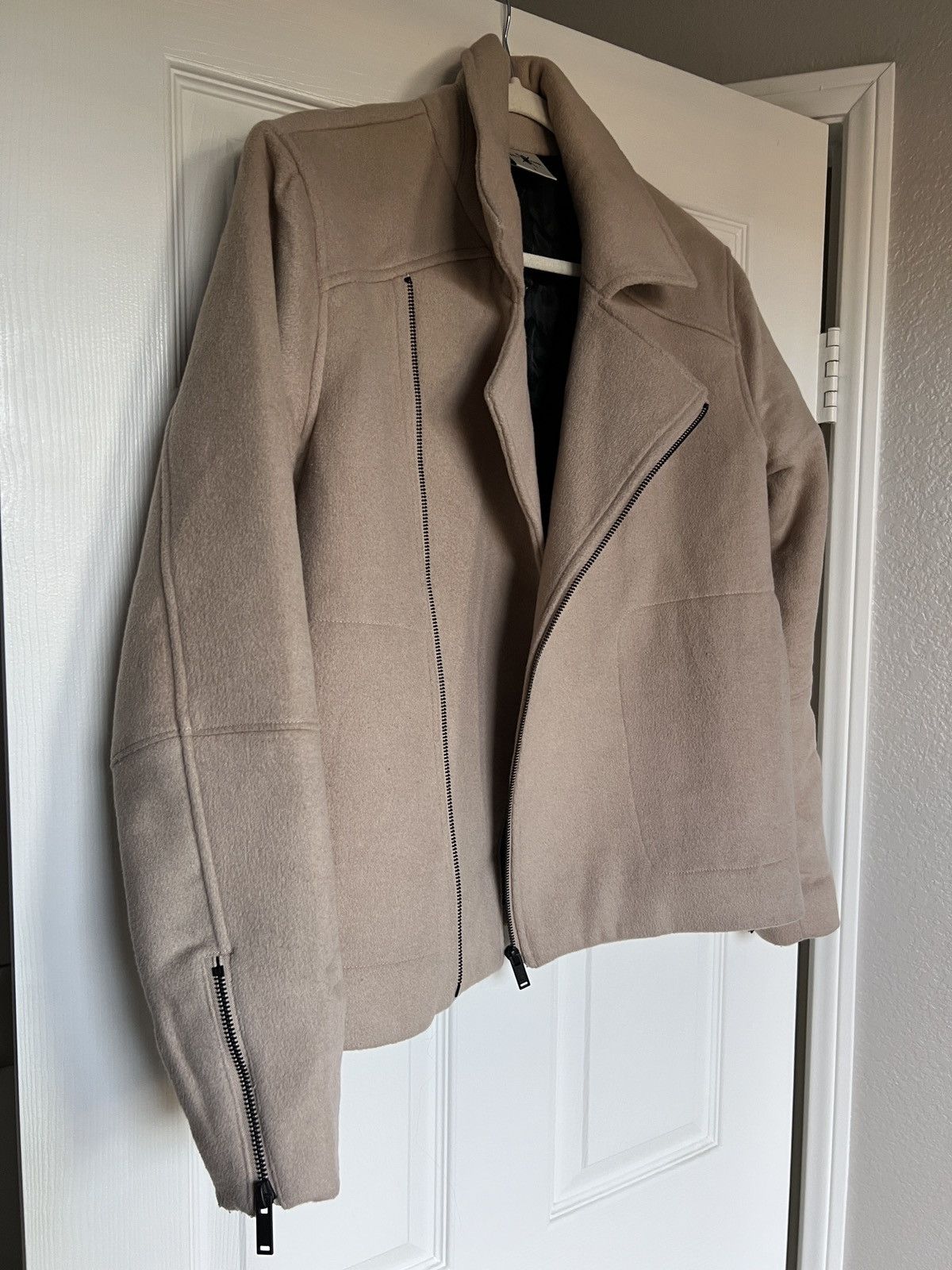 Daily Paper Daily Paper FW17 Wool Blend Zip Biker Jacket Size US M / EU 48-50 / 2 - 3 Thumbnail