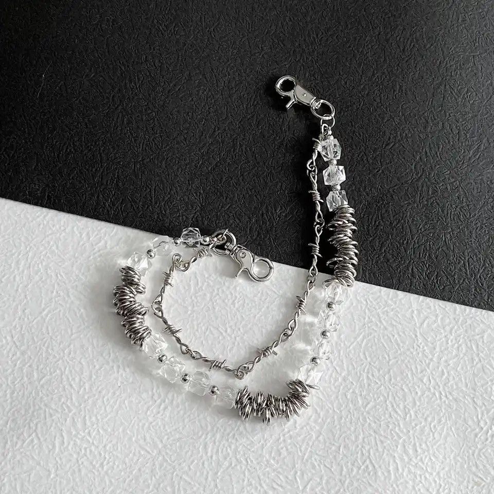 Vintage Waist chain Crystal bag chain Jeans accessories Size ONE SIZE - 3 Thumbnail