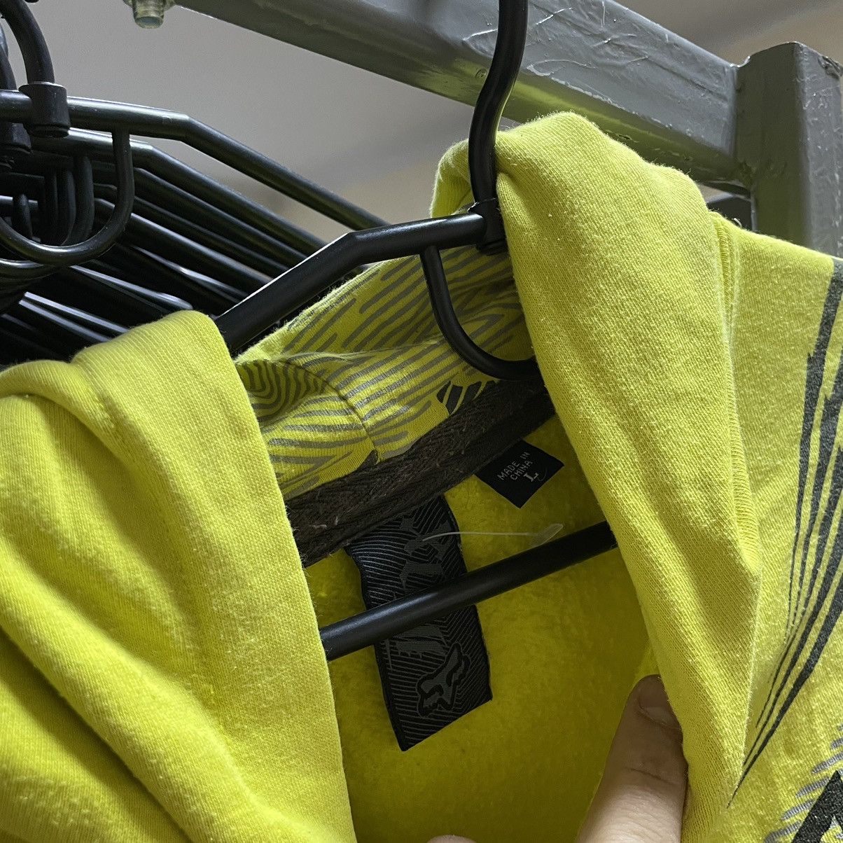 Fox Racing × Vintage Fox Vintage Y2K Cyber Grunge Skater Baggy Motocross Hoodie Size US L / EU 52-54 / 3 - 3 Thumbnail