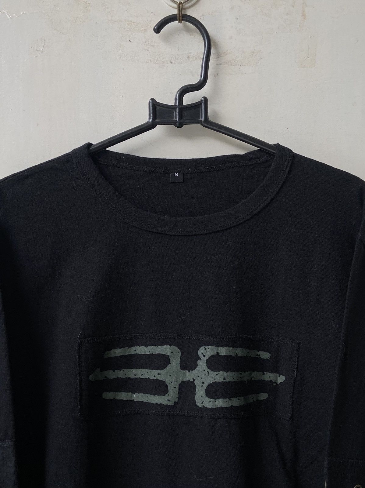 Designer PSYLO Black Long Sleeve T-Shirt Size US M / EU 48-50 / 2 - 5 Thumbnail