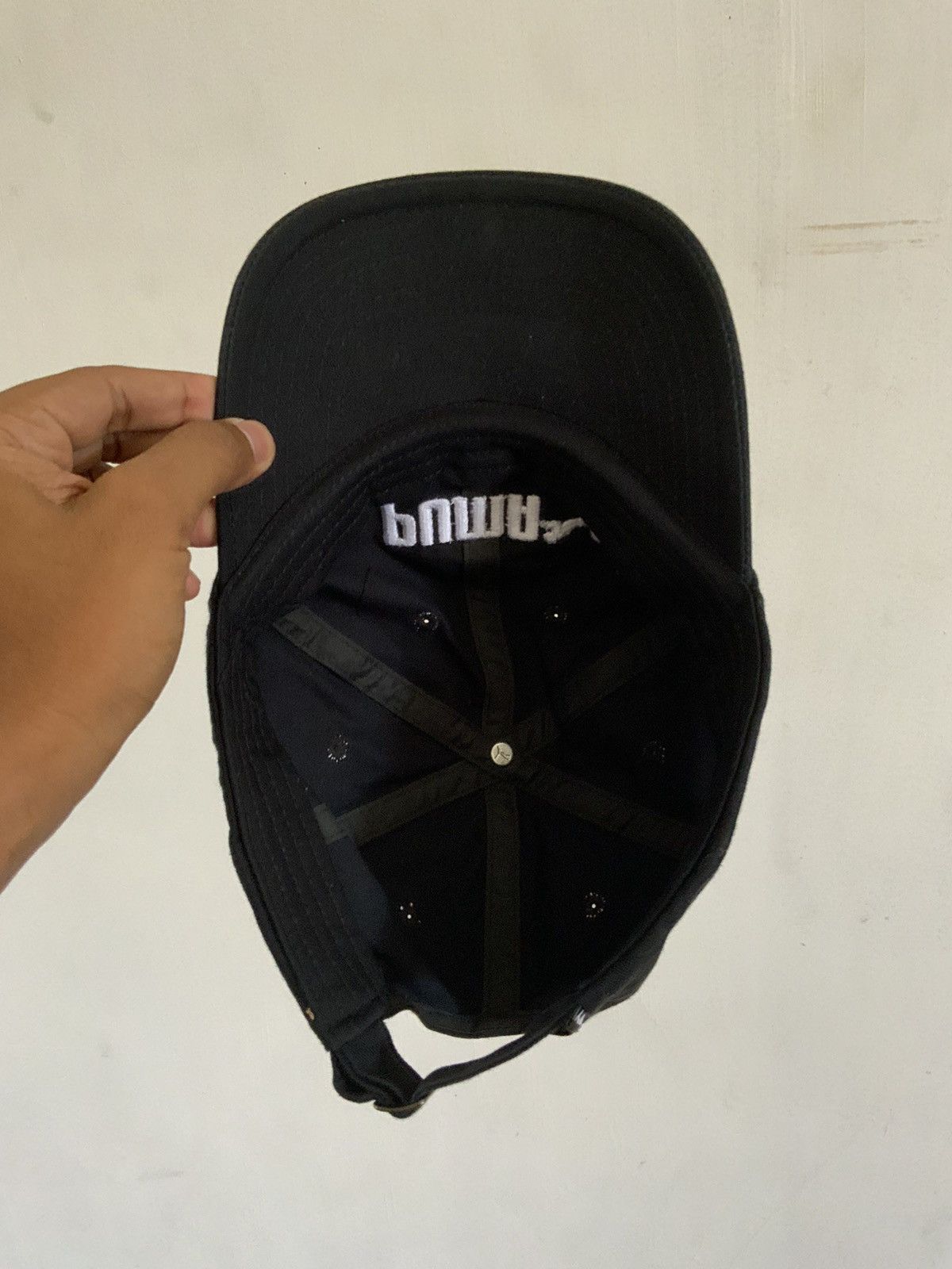 Puma Puma Spellout Embroidery Black Hat Size ONE SIZE - 7 Thumbnail