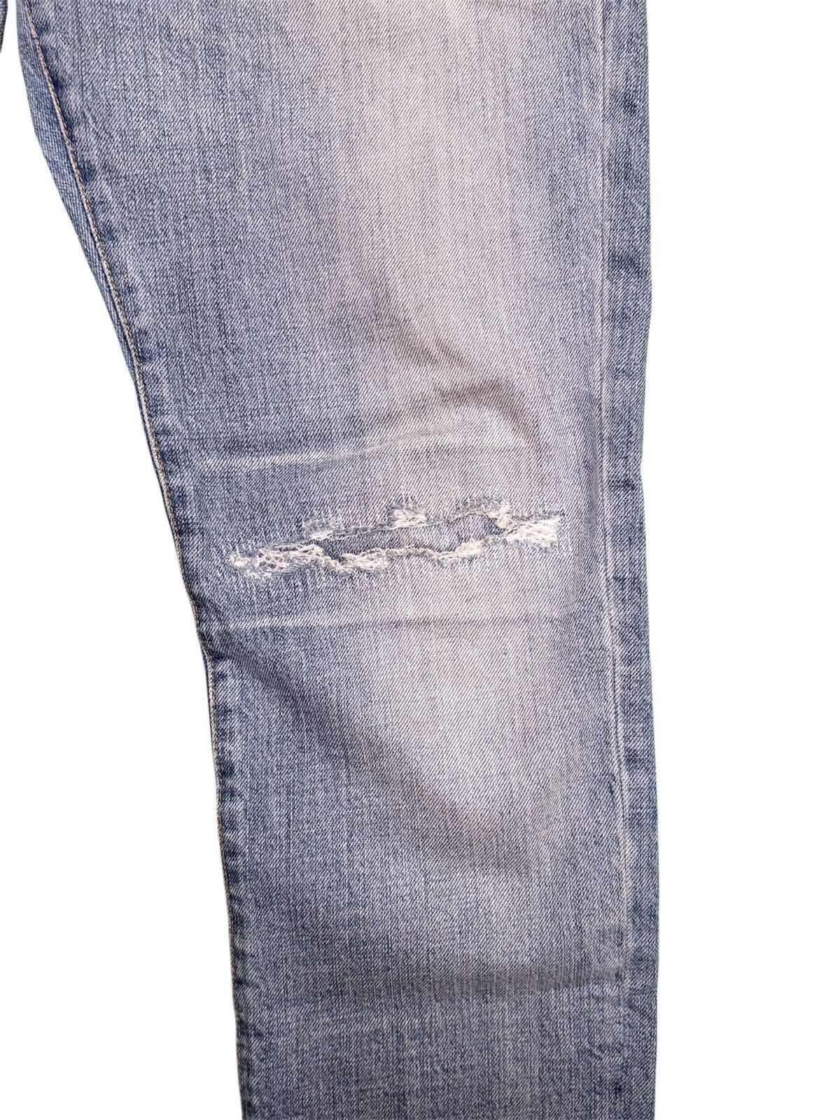 Saint Laurent Paris SS16 Surf Sound Knee Repair Denim Size US 32 / EU 48 - 2 Thumbnail