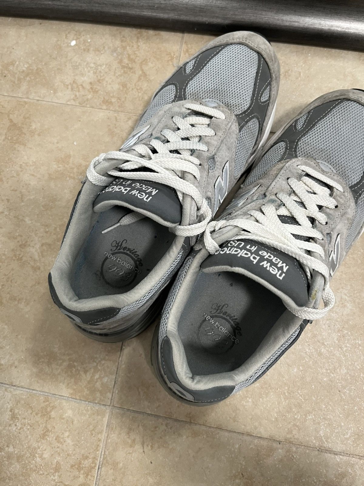 New Balance New Balance 993 Grey Made in USA Size US 12 / EU 45 - 3 Thumbnail