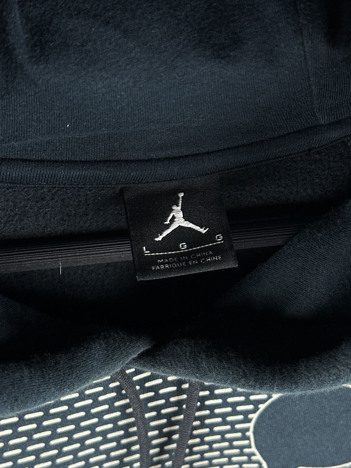 Jordan Brand Vintage Nike Air Jordan 23 Hoodie Jumpman Reflective Logo Size US L / EU 52-54 / 3 - 4 Thumbnail