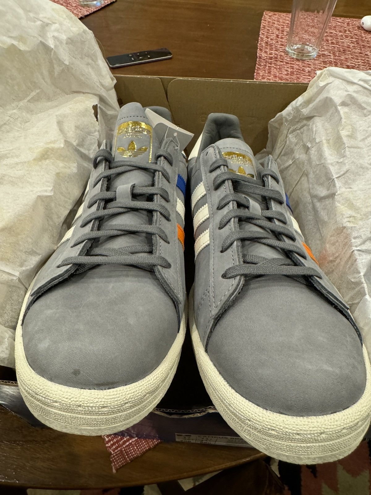 Adidas × Sneakersnstuff SNS adidas campus 80s tricolor NYC shoes Size US 12 / EU 45 - 3 Thumbnail