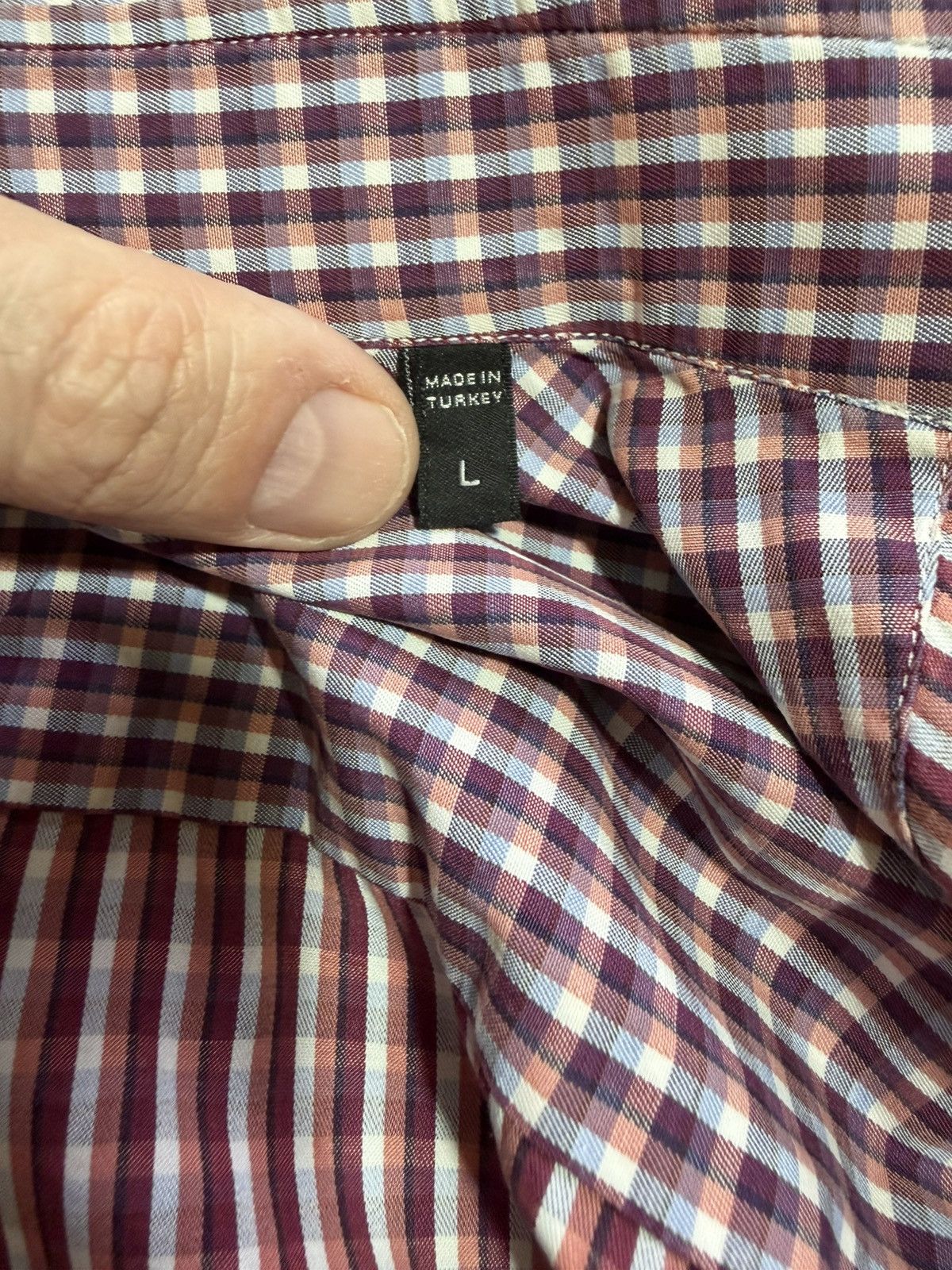 Ermenegildo Zegna Ermenegildo Zegna Plaid Shirt Size US L / EU 52-54 / 3 - 5 Thumbnail