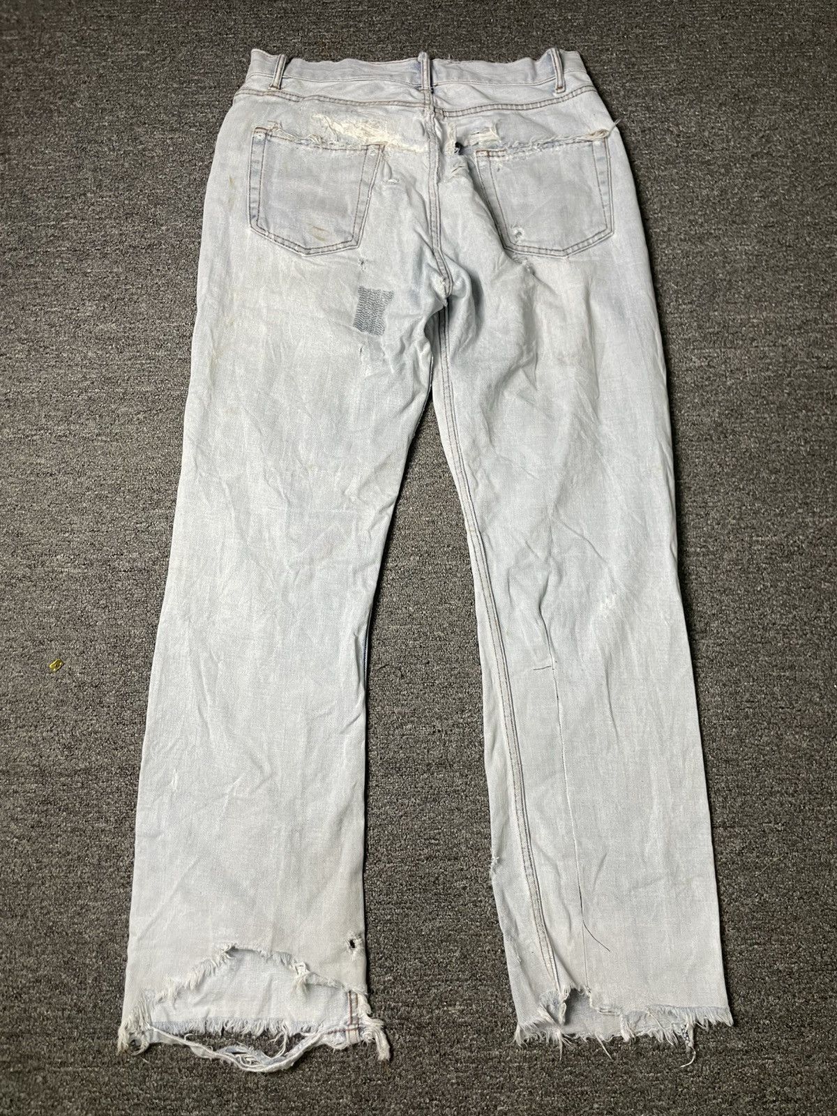 Japanese Brand × Vintage Vintage NYLAUS Custom Ripped Jeans (89) Size US 33 - 13 Thumbnail