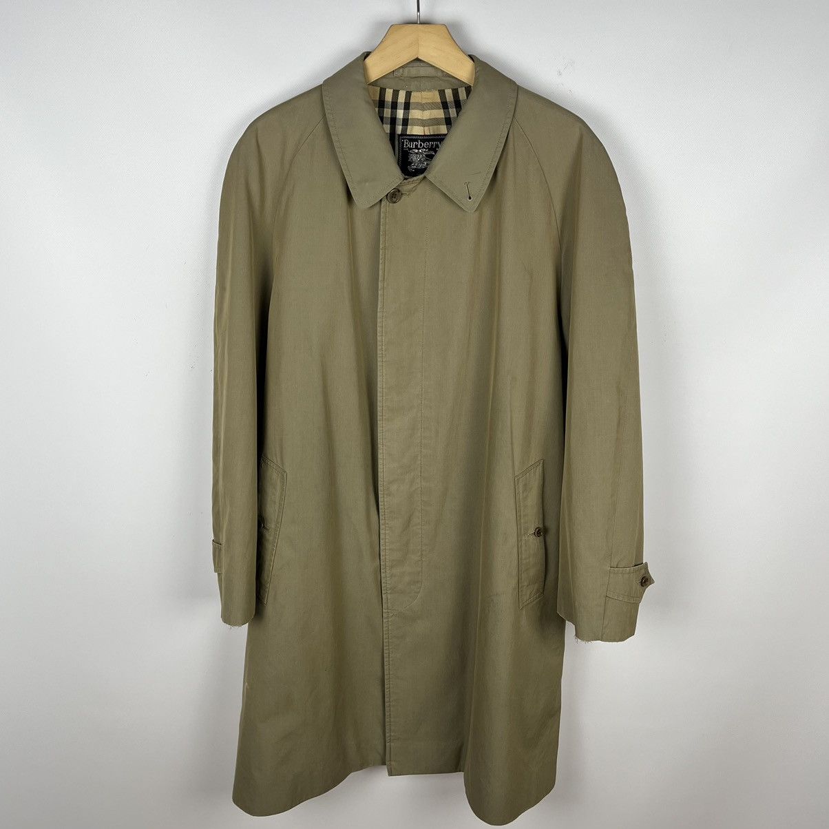 Burberry Vintage Burberrys prorsum Nova Check rare Trench Coat 90’s Size US M / EU 48-50 / 2 - 6 Thumbnail