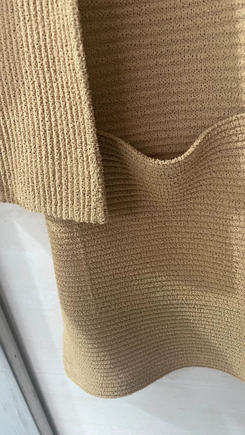 Issey Miyake Issey Miyake size:one size A coffee-yellow cardigan Size XS / US 0-2 / IT 36-38 - 2 Thumbnail