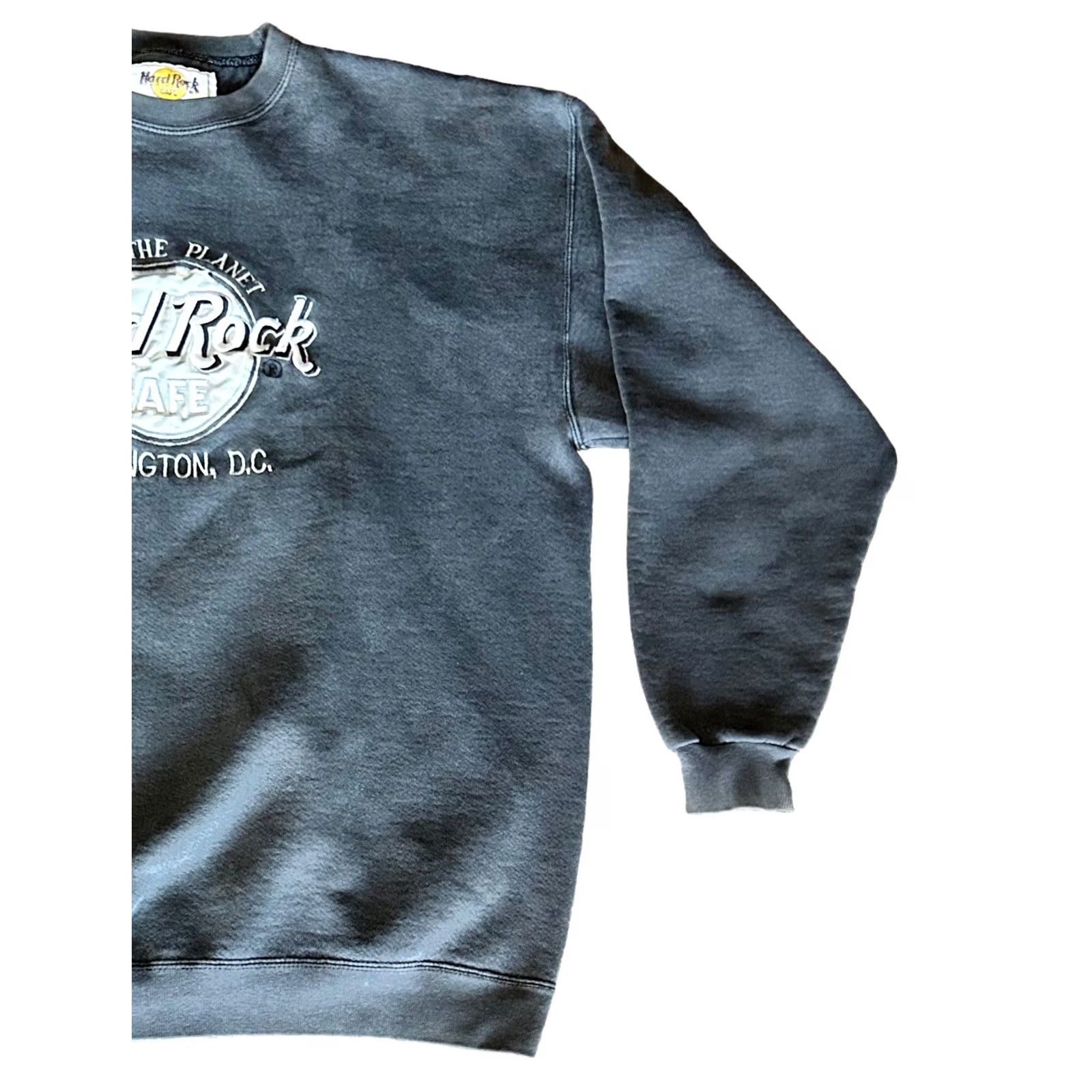 Hard Rock Cafe VINTAGE Hard Rock Cafe Washington DC XL Men's Embroidered Crewneck Pullover Sweater Size US XL / EU 56 / 4 - 3 Thumbnail