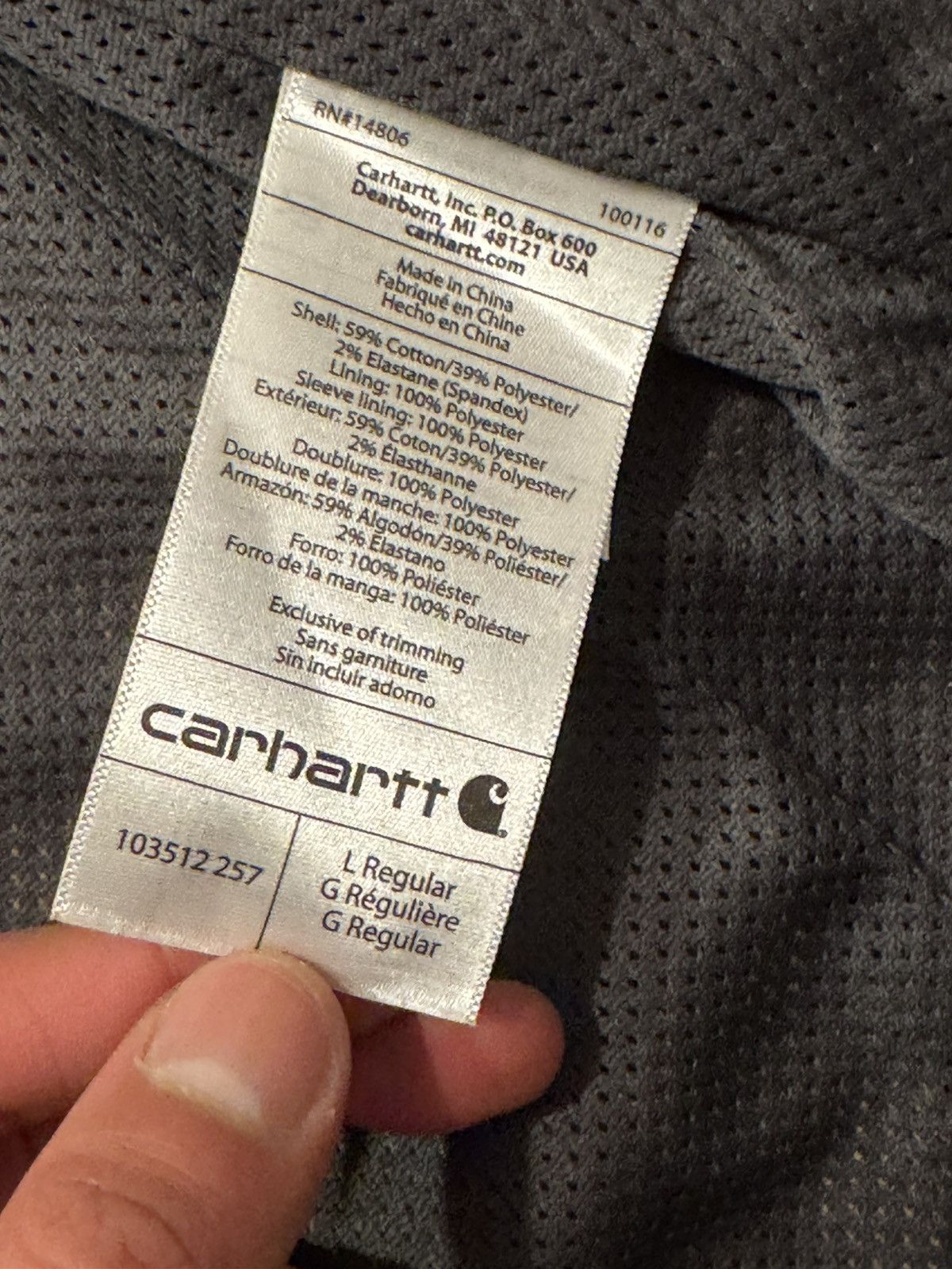 Carhartt Vintage Carhartt Quick Duck Cryder Jacket Size US L / EU 52-54 / 3 - 15 Thumbnail