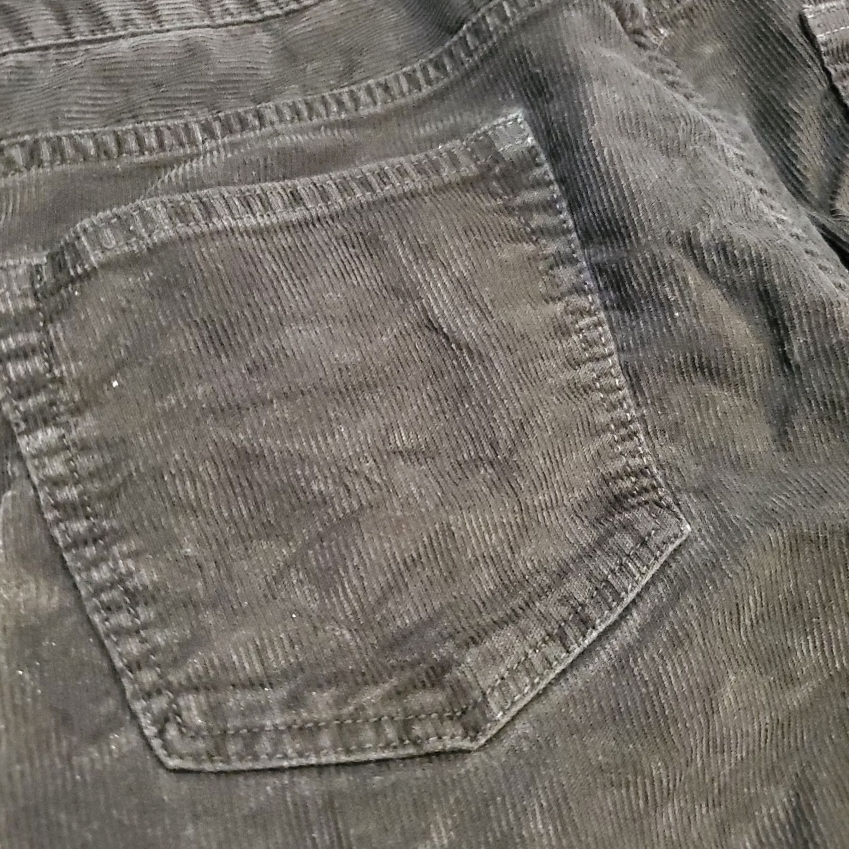 J.Crew J Crew 484 Pants Mens 30x28 Black Corduroy Slim Fit Cotton Stretch Casual G7128 Size US 30 / EU 46 - 7 Thumbnail