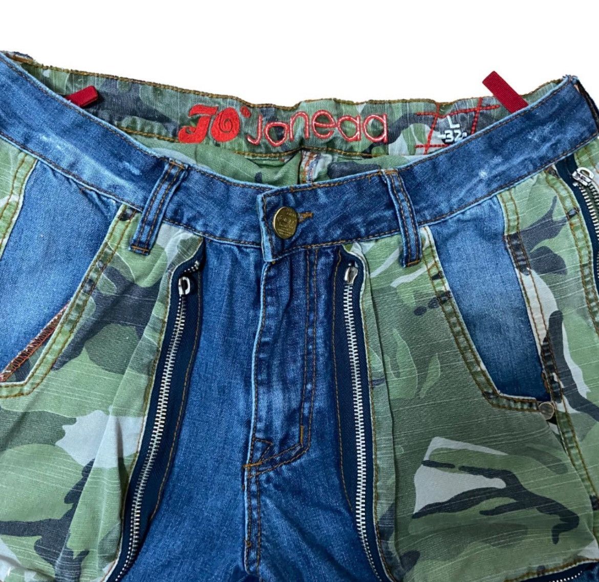 If Six Was Nine Japanese custom denim flared jeans Size US 32 / EU 48 - 4 Thumbnail