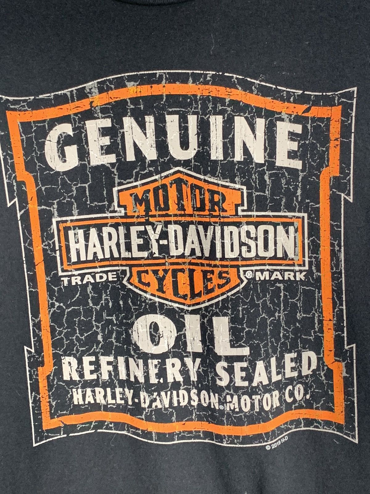 Harley Davidson Vintage HARLEY DAVIDSON Tee Edinburg 3D Emblem Graphic Size US L / EU 52-54 / 3 - 6 Thumbnail