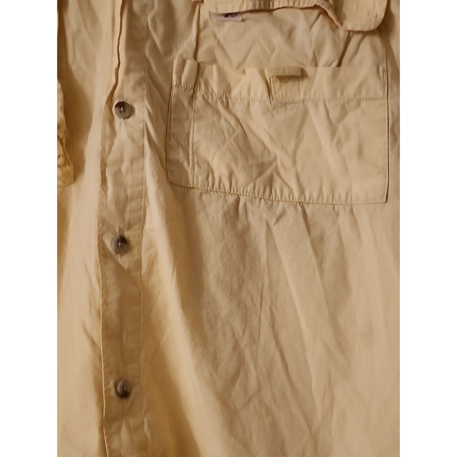 Reel Legends Reel Legends Shadester Short Sleeve Shirt Yellow Men's Sz L Size US L / EU 52-54 / 3 - 8 Thumbnail