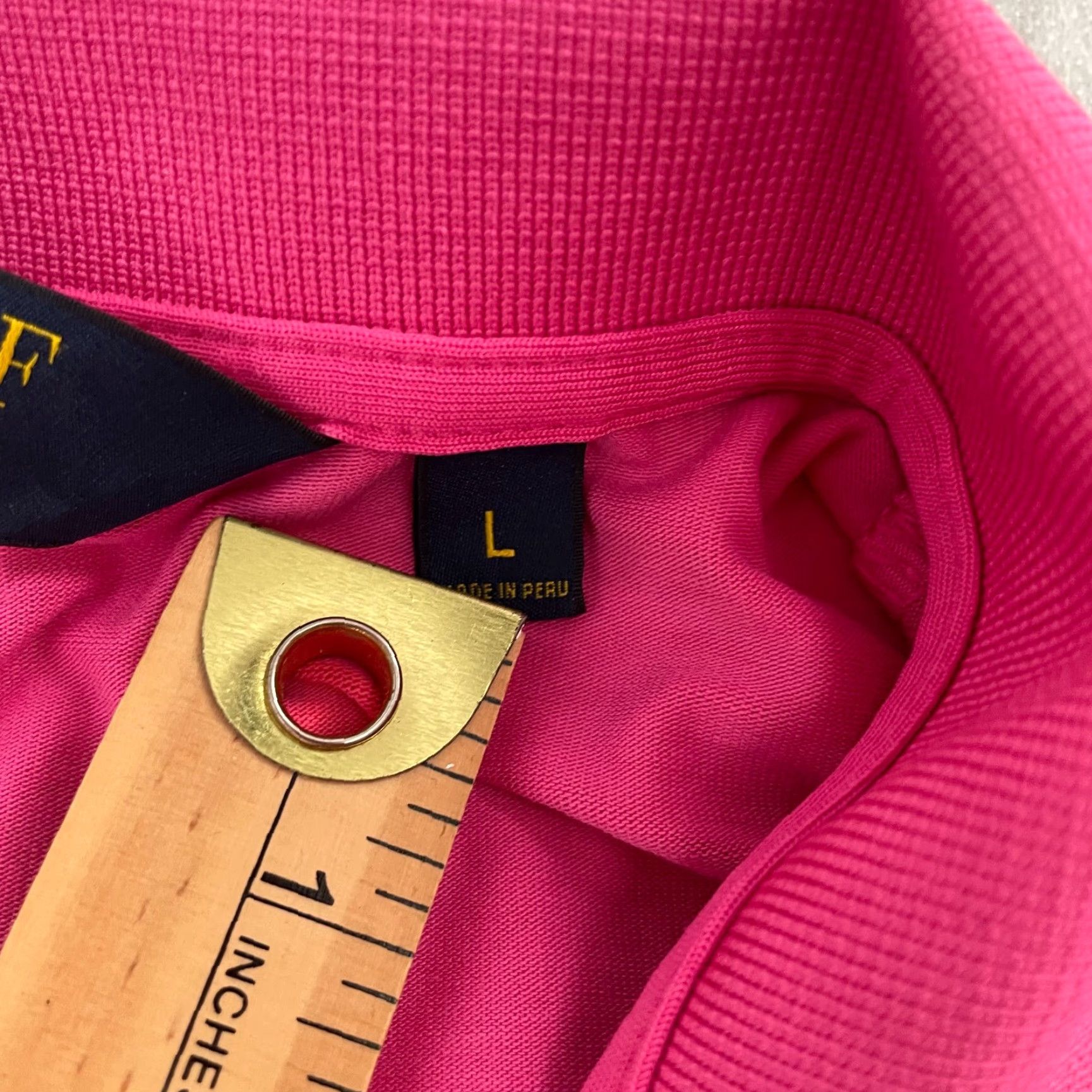 Ralph Lauren VINTAGE Polo Golf Ralph Lauren Shirt Adult Large Pink Polo PGA Championship Baltusrol L Size US L / EU 52-54 / 3 - 6 Thumbnail