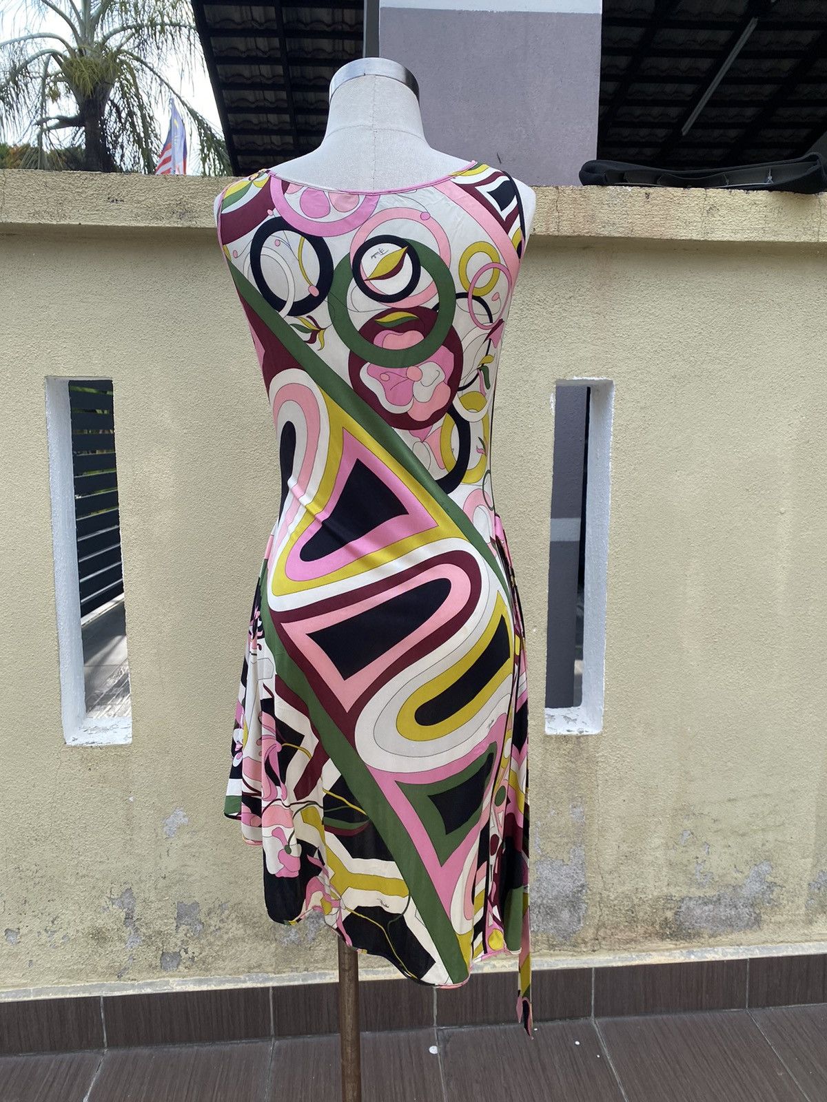 Emilio Pucci asymetrical silk dress Size XS / US 0-2 / IT 36-38 - 5 Thumbnail