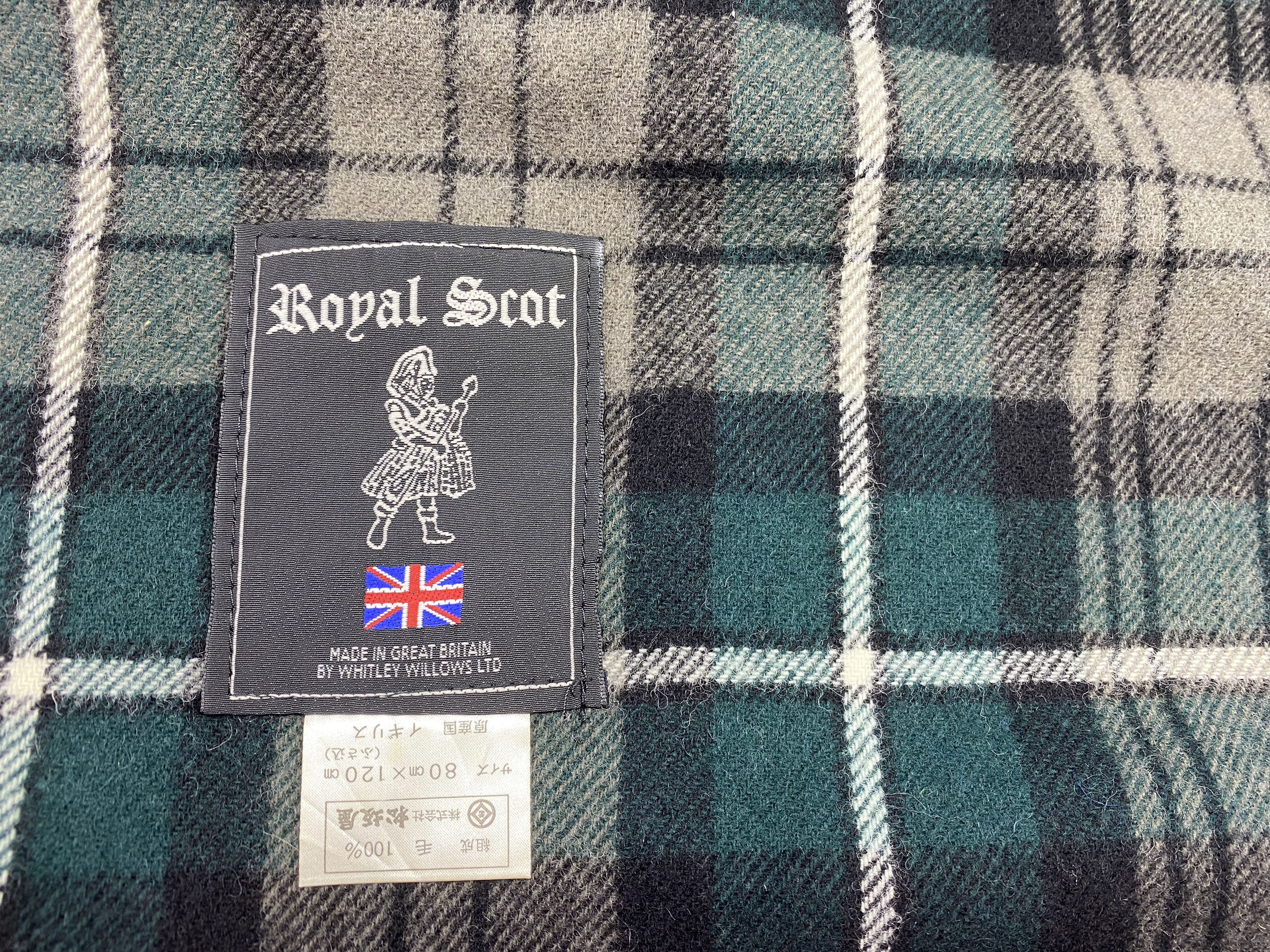 Vintage Vintage Royal Scot Checkered Wool Scarf - Made in Scotland Size ONE SIZE - 9 Thumbnail