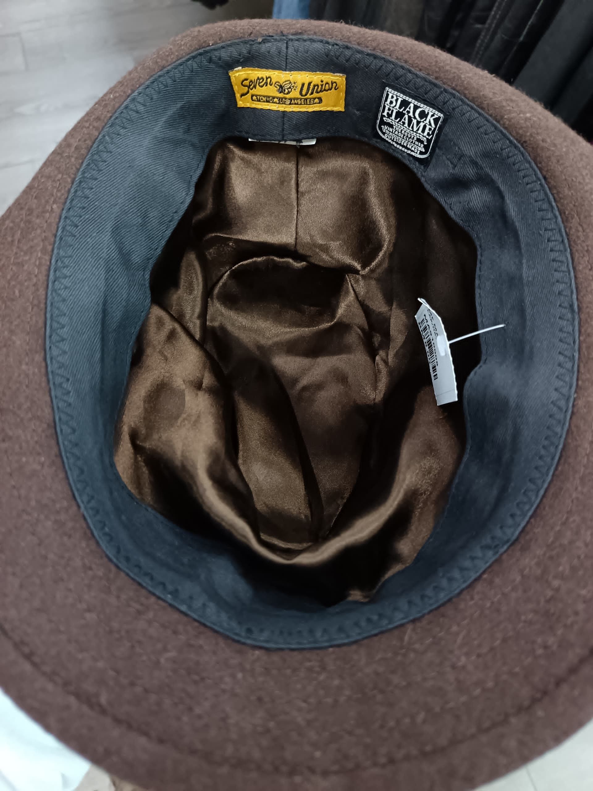 Japanese Brand Black flame fedora hat Size ONE SIZE - 4 Thumbnail