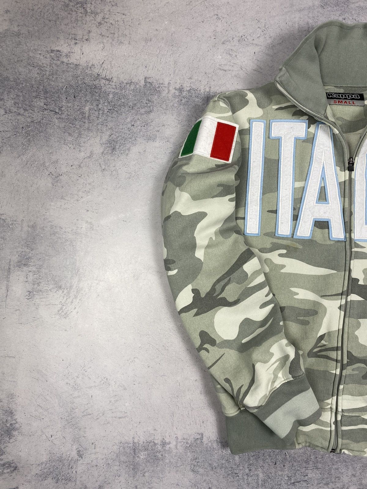 Kappa Kappa Italia Italy Track Jacket Full Zip Camo Overprint Size US S / EU 44-46 / 1 - 3 Thumbnail