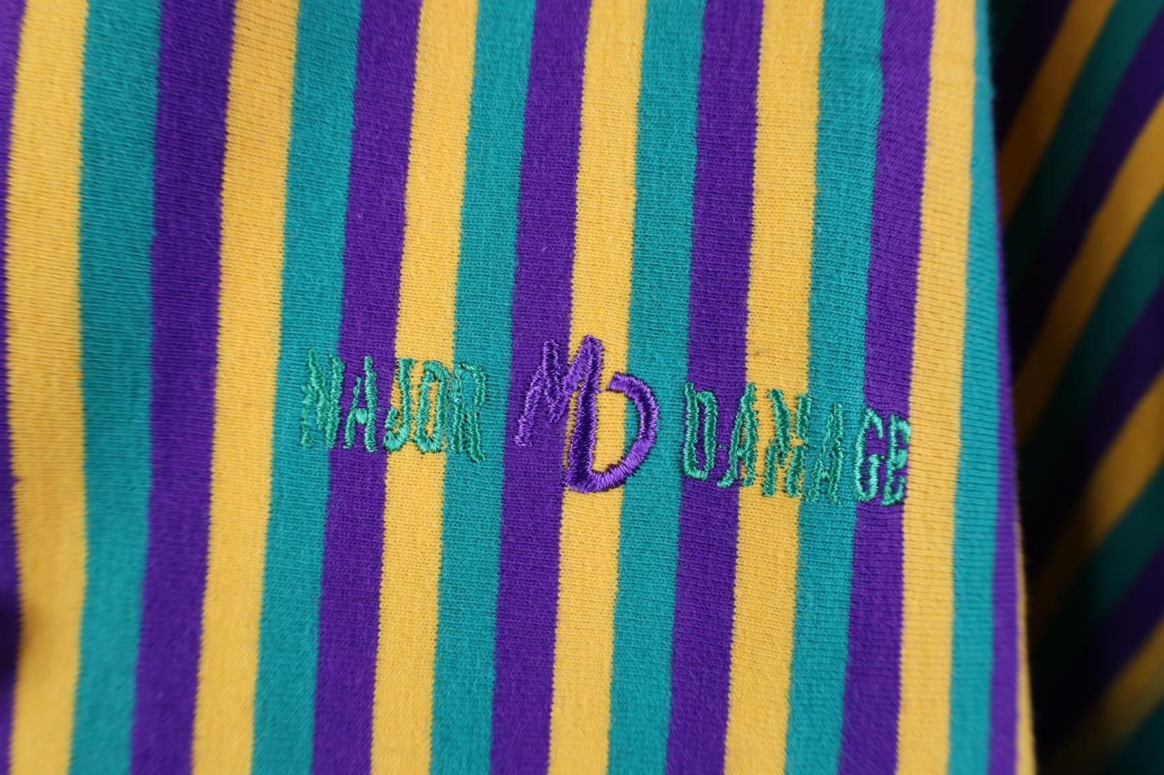 Vintage Deadstock Vintage 90s Streetwear 1/4 Zip Polo Shirt USA Size US L / EU 52-54 / 3 - 4 Thumbnail
