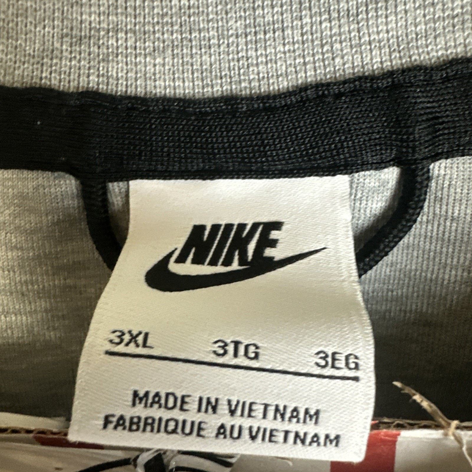 Nike NIKE Tech Fleece Sweatshirt 3XL Mens Gray Black Crewneck Size US XXL / EU 58 / 5 - 4 Thumbnail