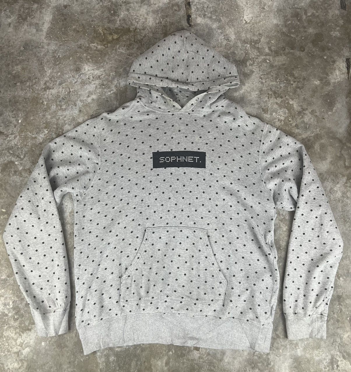 Sophnet. Vintage Sophnet. Polkadot Pullover Hoodie Size US L / EU 52-54 / 3 - 1 Thumbnail