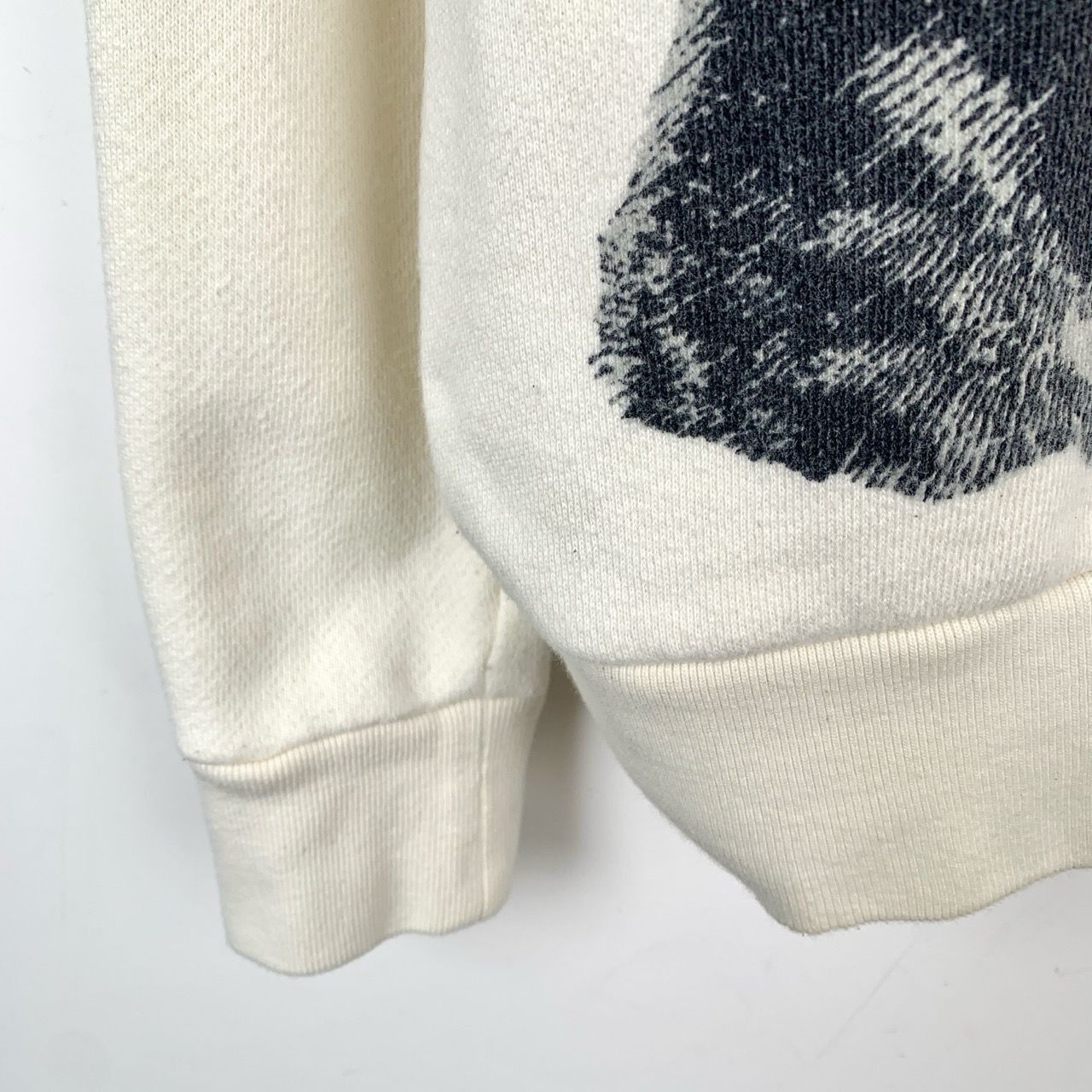 Gucci [Gucci] Tiger Head Print Beige Cotton Long-Sleeve Hoodie XS Size XS / US 0-2 / IT 36-38 - 5 Thumbnail