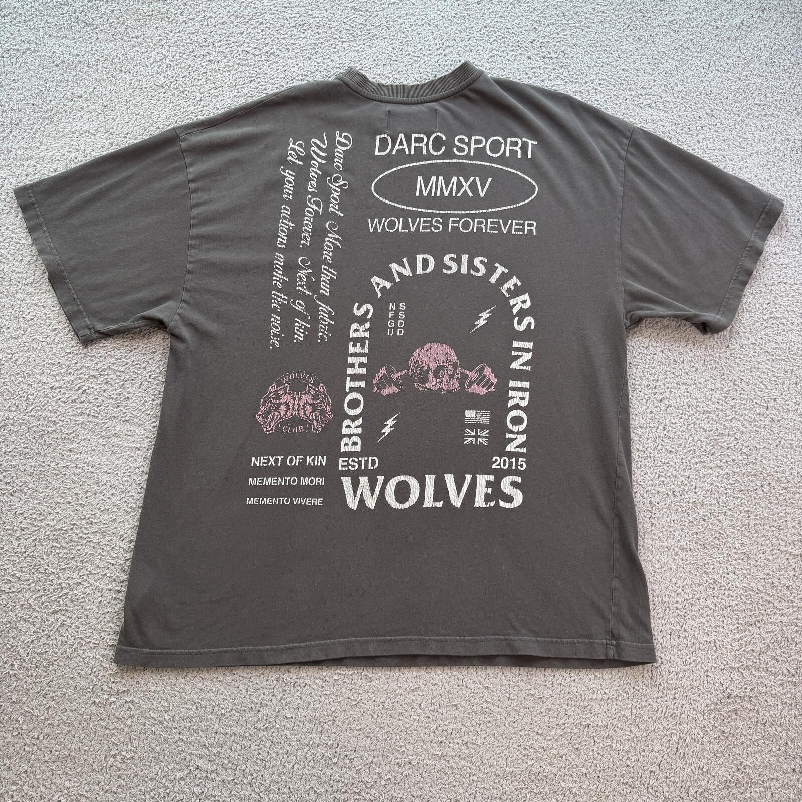 Darc Sport Darc Sport Wolves Forever Lightning T-Shirt Medium