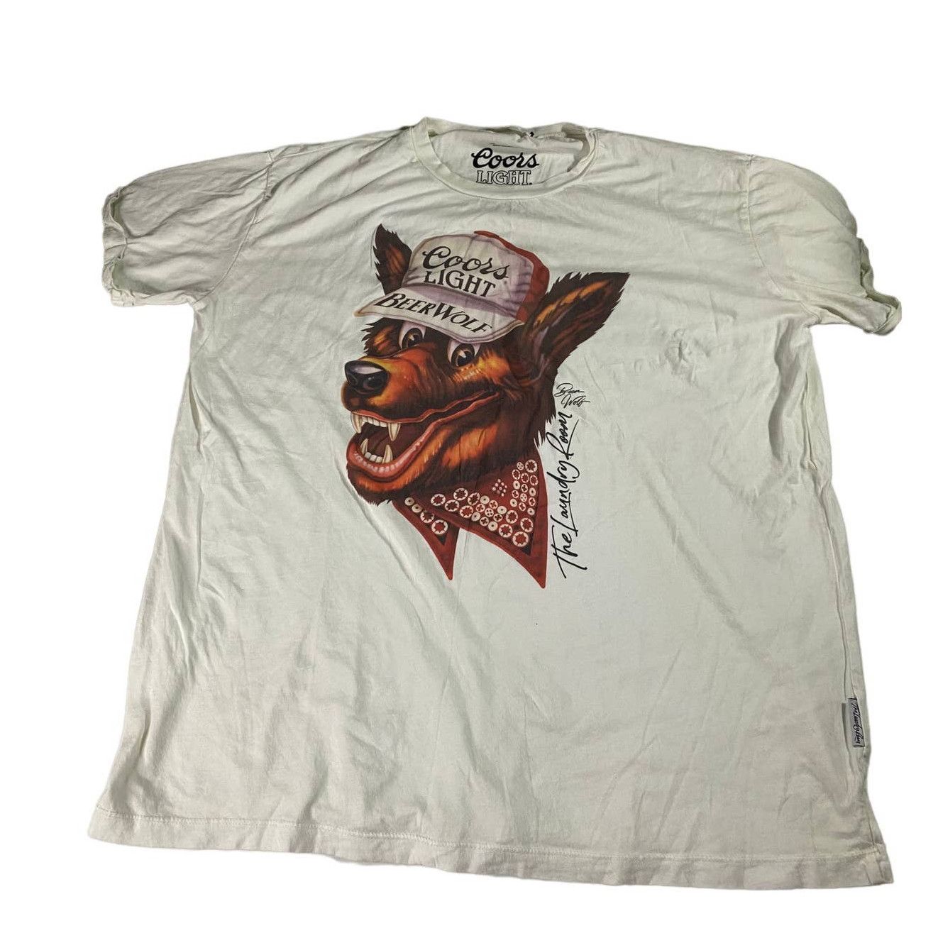 Streetwear Coors Light Beer Wolf The Laundry Room Shirt Men's L Grailed