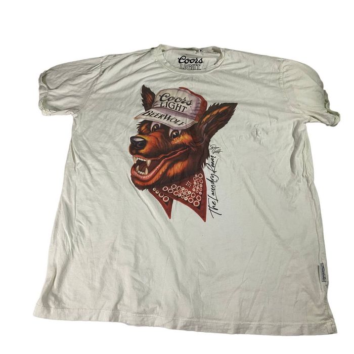 Streetwear Coors Light Beer Wolf The Laundry Room Shirt Men's L Grailed