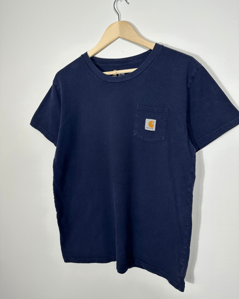 Carhartt Vintage Carhartt Men's Blue Pocket T-Shirt - Youth/Boys XL Size US M / EU 48-50 / 2 - 4 Thumbnail