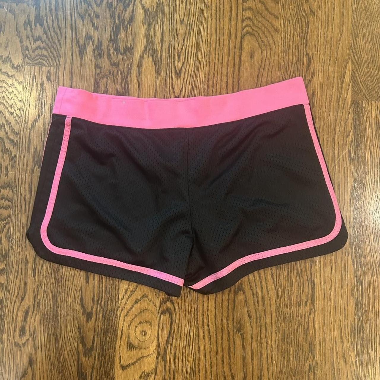 Other Justice Black Pink Glitter Cheer Shorts // Girls Size 18 Size 31" - 8 Thumbnail
