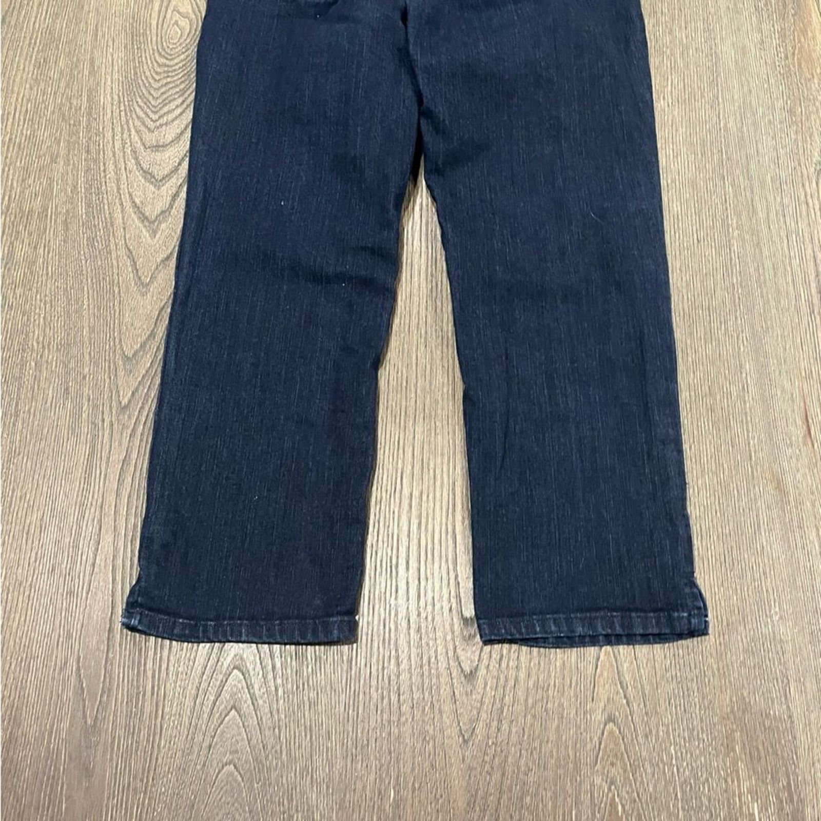 White House Black Market White House Black Market Straight Leg Jeans Cropped Size 4 Size 27" / US 4 / IT 40 - 9 Thumbnail