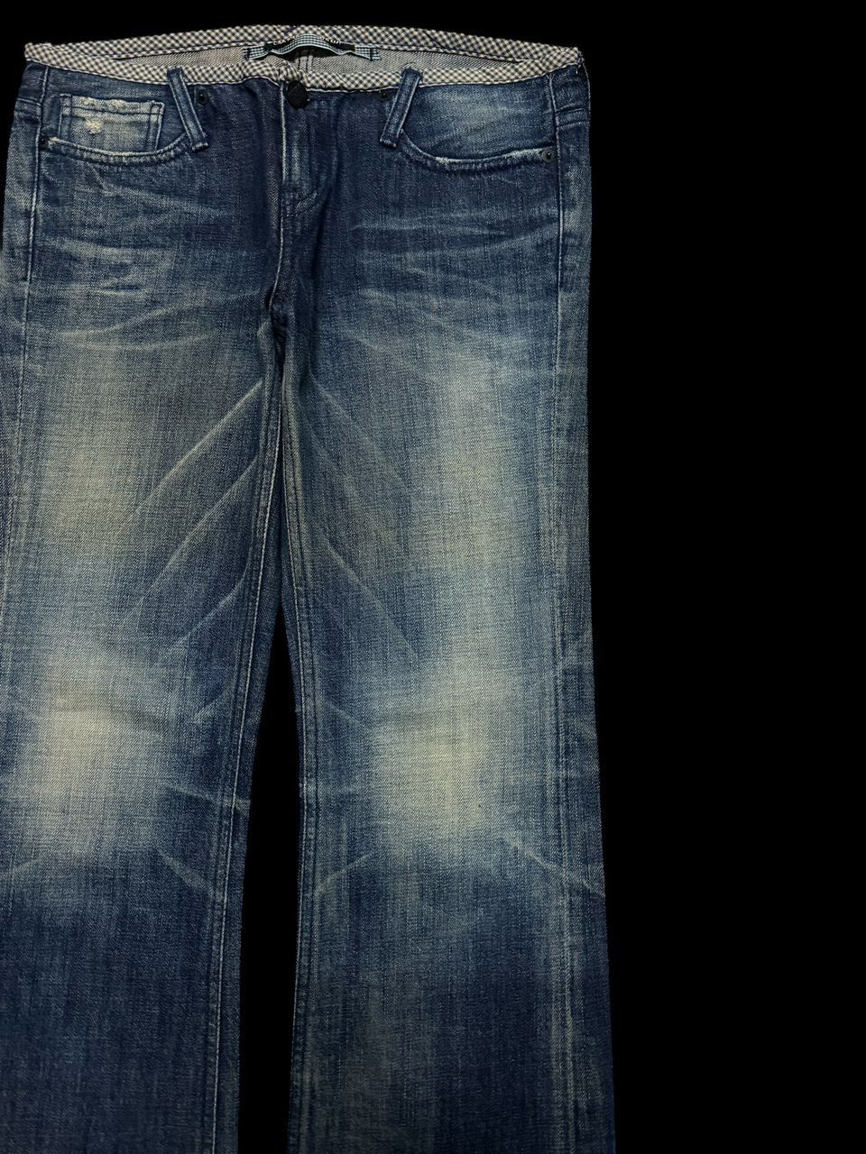 Tornado Mart FLARED Vintage Japanese Whisker Mudwash Distressing Denim Size US 30 / EU 46 - 5 Thumbnail