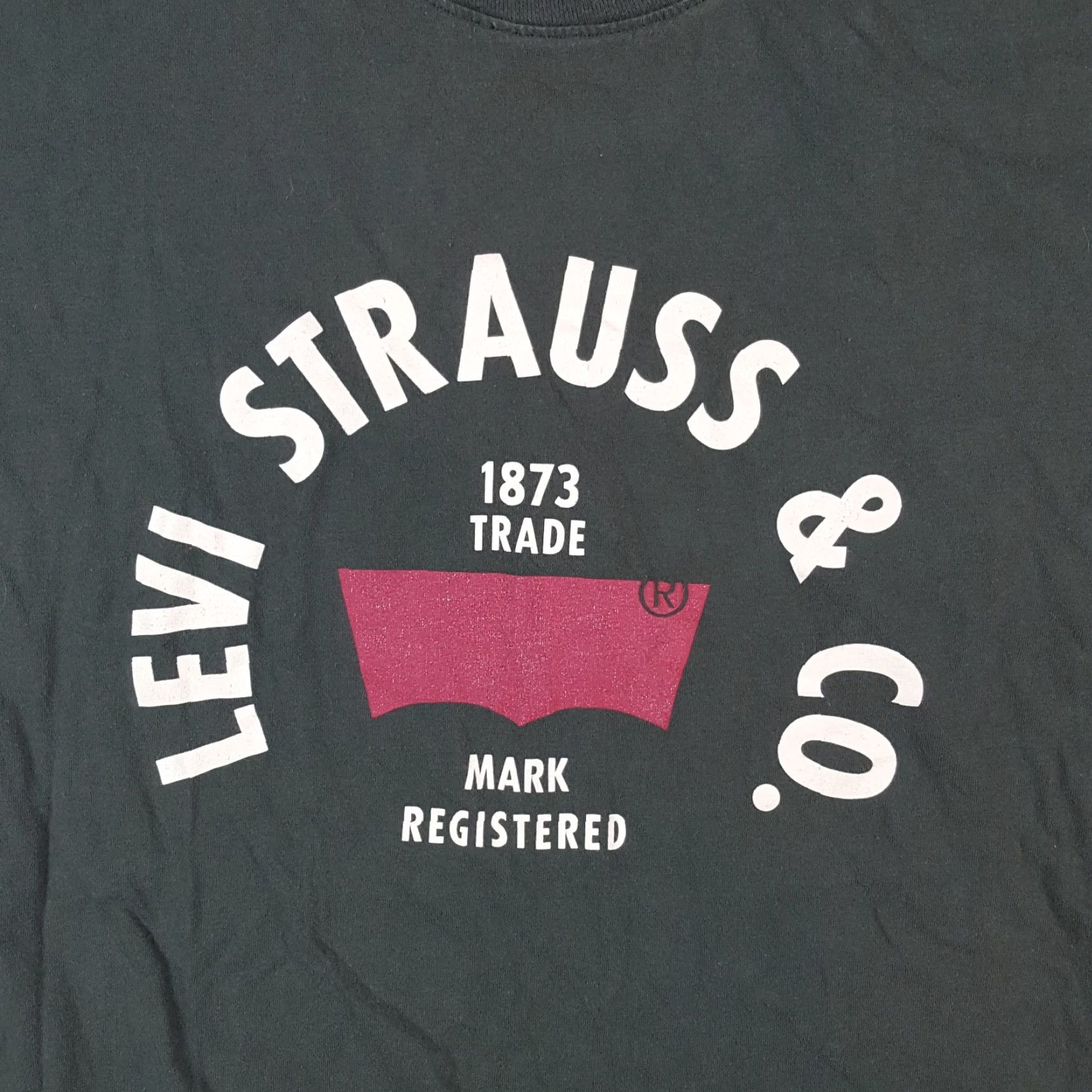 Levi's VINTAGE Levi's Retro Logo T-Shirt Men's Large Green Short Sleeve Crew Neck 90s Cowboy Outdoor Casual Size US L / EU 52-54 / 3 - 2 Thumbnail
