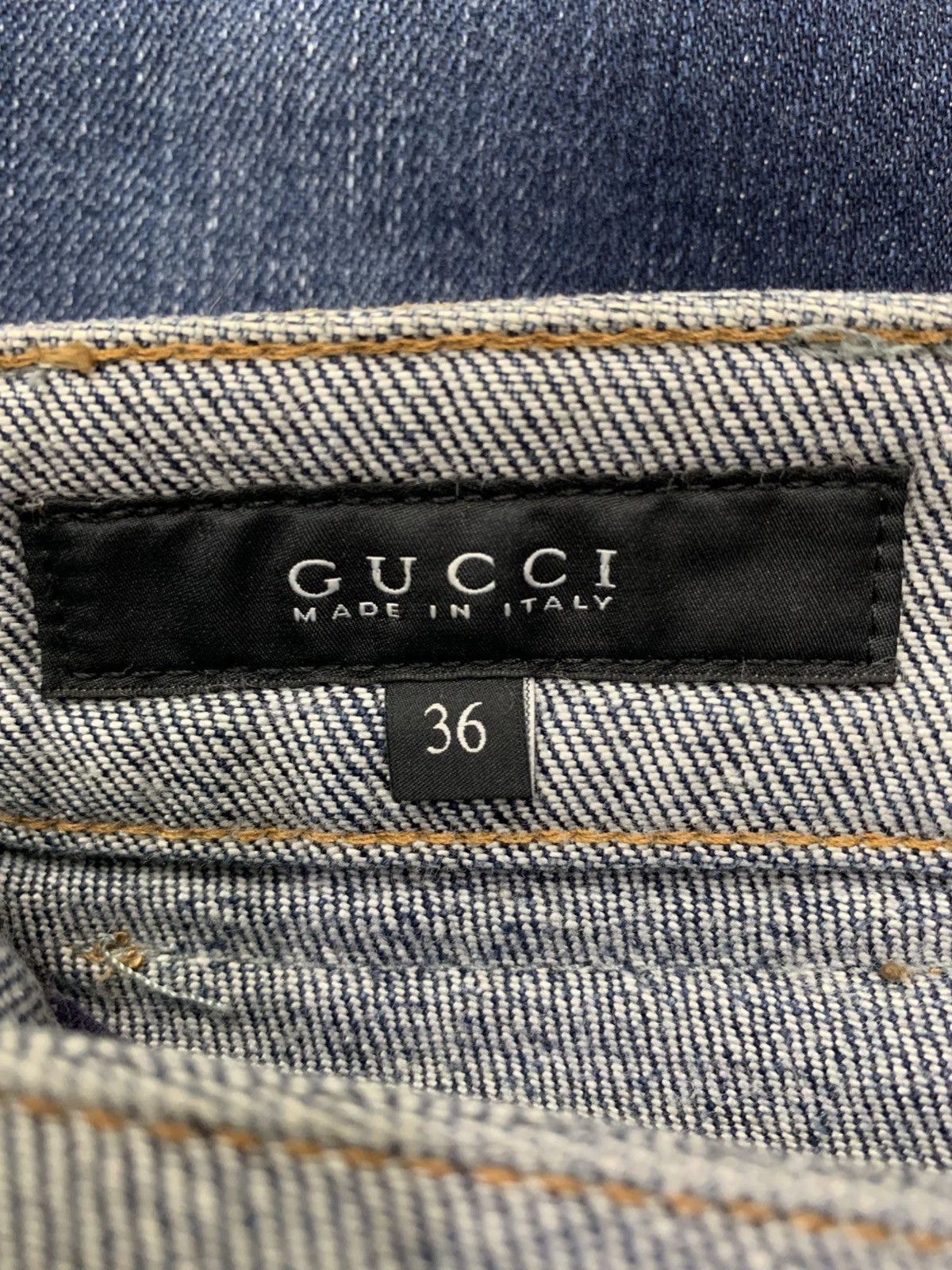 Gucci Gucci Horsebit Low-Rised Flared Womens Jeans 70's Size 25" / US 0 / IT 36 - 6 Thumbnail