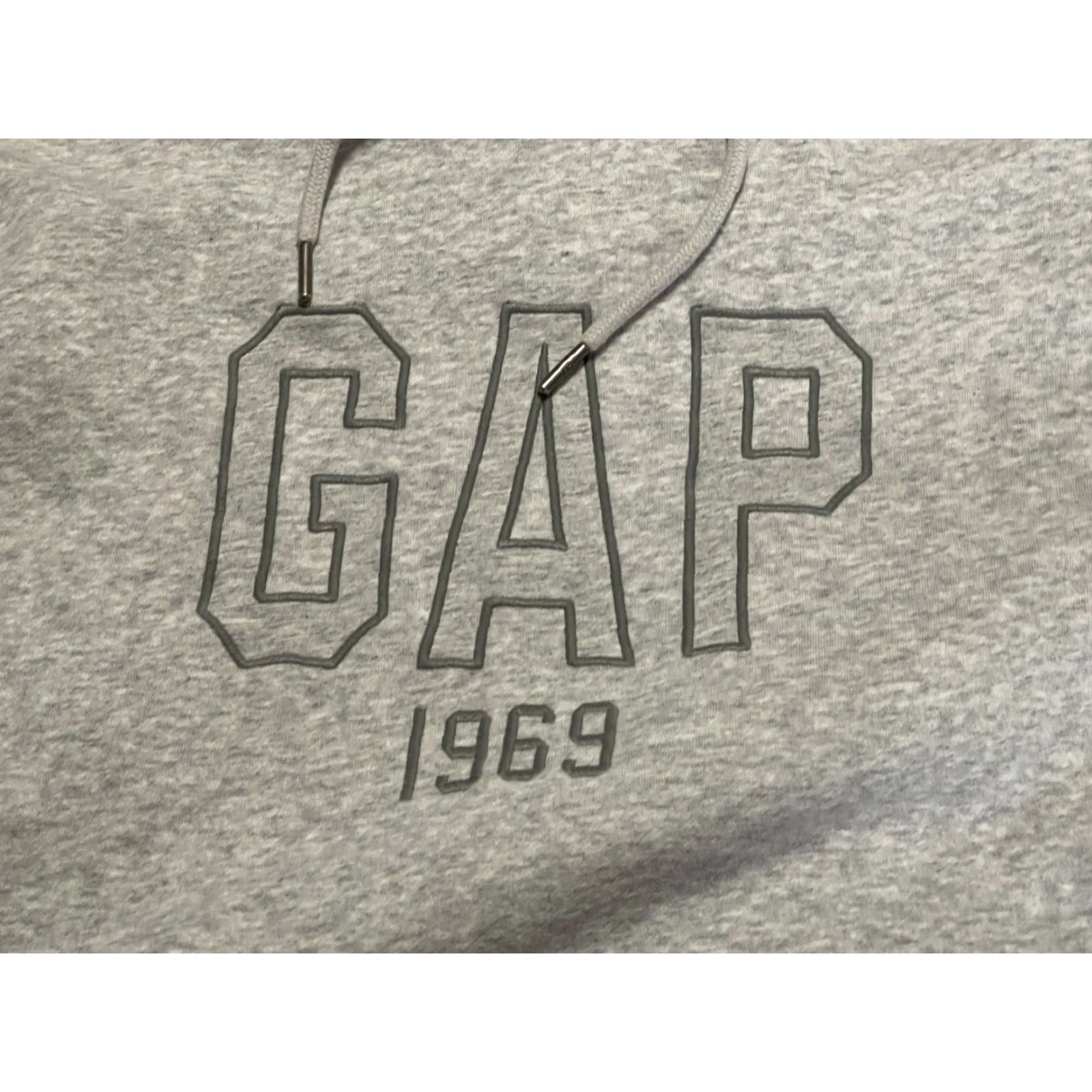 Gap Gap Hoodie Womens Large Gray Long Sleeve Pullover Logo Sweatshirt Size L / US 10 / IT 46 - 5 Thumbnail