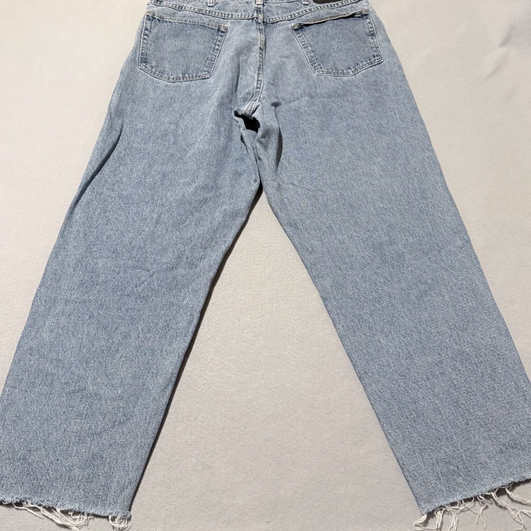 Wrangler Wrangler Jeans Men's Light Wash Blue 38x28 Straight Boots - 5-Pocket Denim Silver Edition Size US 38 / EU 54 - 2 Thumbnail