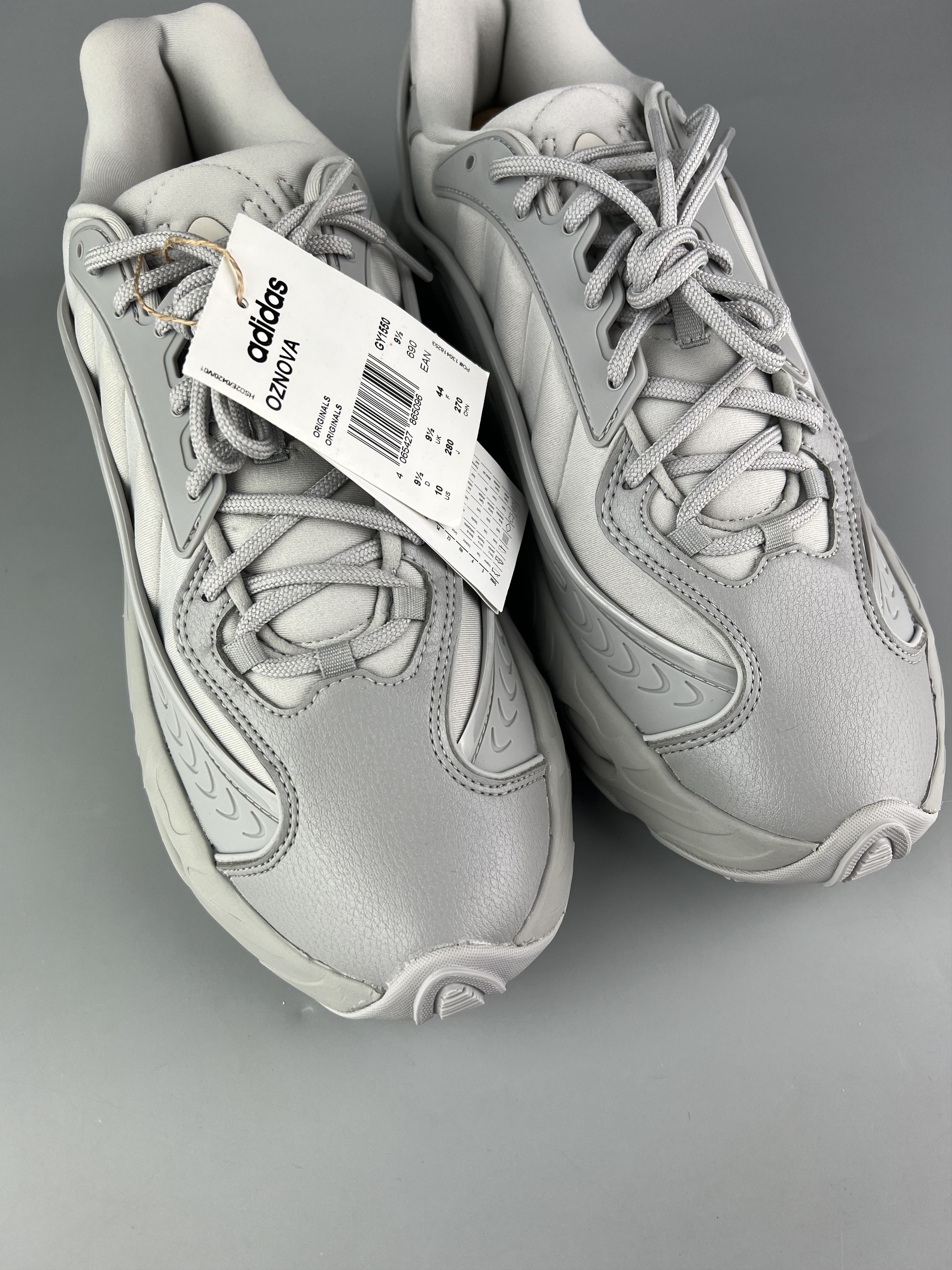 Adidas Adidas Oznova Men's Gray Sneakers Size US10 Size US 10 / EU 43 - 4 Thumbnail