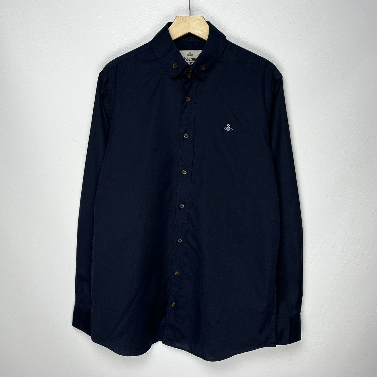 Vivienne Westwood Designer Vivienne Westwood orb logo LS shirt Size US M / EU 48-50 / 2 - 1 Thumbnail