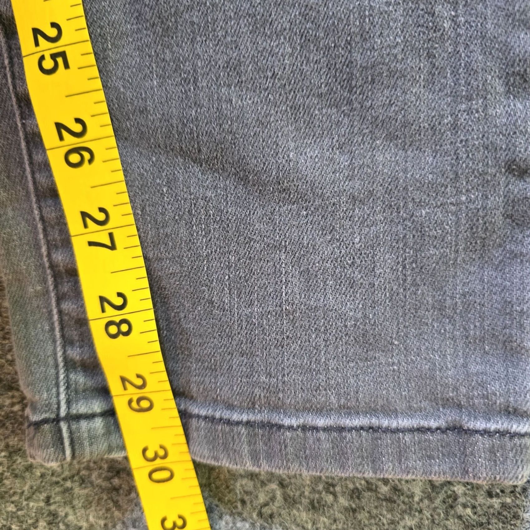 Eileen Fisher Eileen Fisher Jeans Womens Small Gray Skinny Denim Pants Stretch Preppy Casual Size 28" / US 6 / IT 42 - 7 Thumbnail